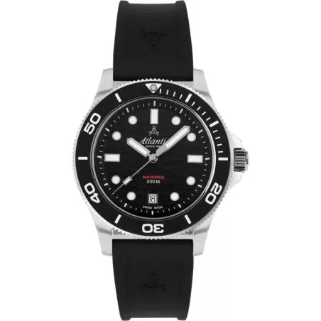 Часы Atlantic Mariner Quartz Wave Black 81371.41.69PU