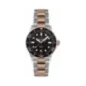 Часы Atlantic Mariner Quartz Wave Black Bicolor Rose Gold 81376.43.69R
