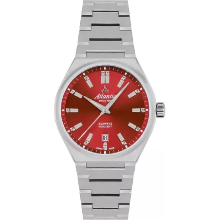 Часы Atlantic Seawave 35mm Deep Red 39365.41.91