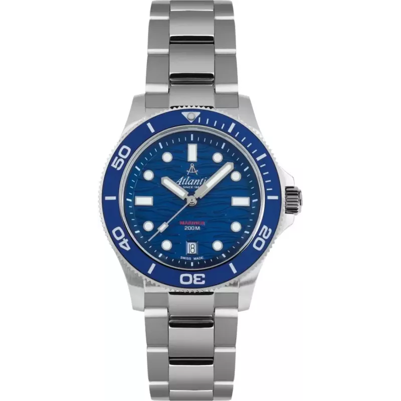 Часы Atlantic Mariner Quartz Wave Blue 81376.41.59