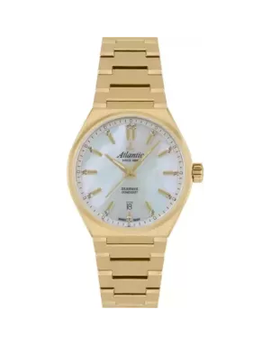 Часы Atlantic Seawave 35mm Yellow Gold 39365.45.01
