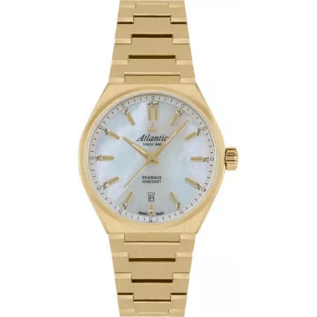 Часы Atlantic Seawave 35mm Yellow Gold 39365.45.01