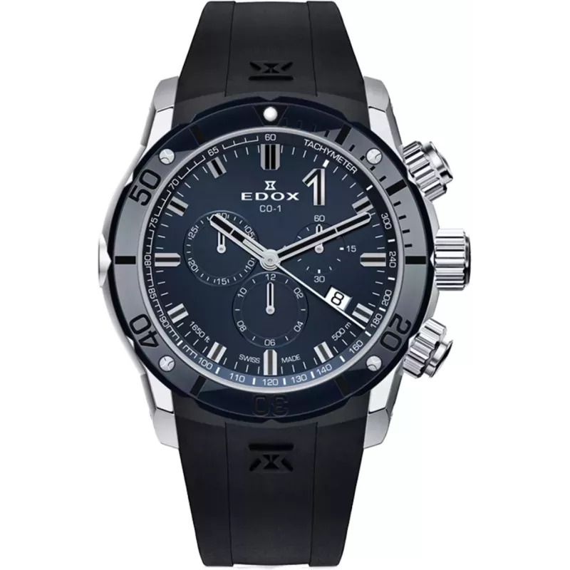 Edox Class 1 Chronograph 10221 3BU7 BUIN7 Edox Class 1 Chronograph 10221 3BU7 BUIN7