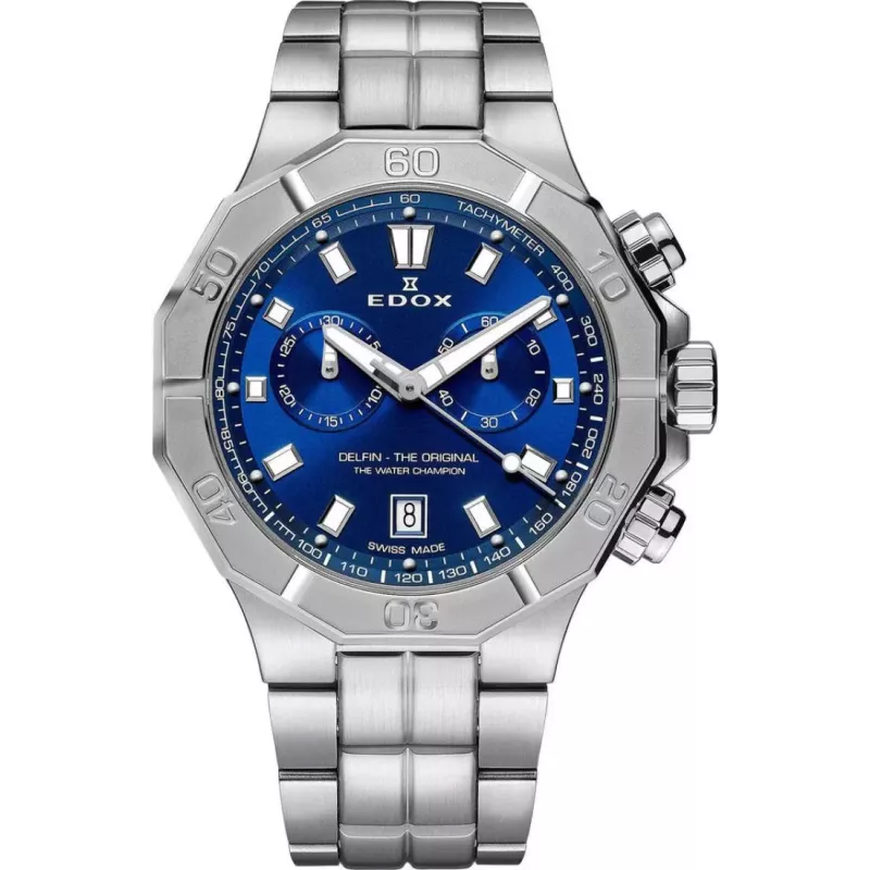Часы Edox Delfin The Original Chronograph 10113 3M BUIN Часы Edox Delfin The Original Chronograph 10113 3M BUIN