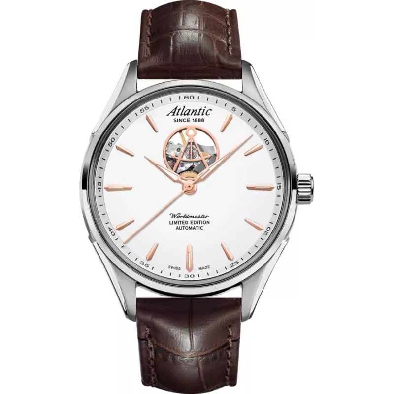 Годинник Atlantic Worldmaster Automatic Open Heart Limited Edition 52780.41.21R