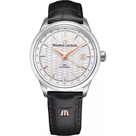 Часы Maurice Lacroix 1975 Automatic Vagues du Jura GMT 756048-SS001-131-2