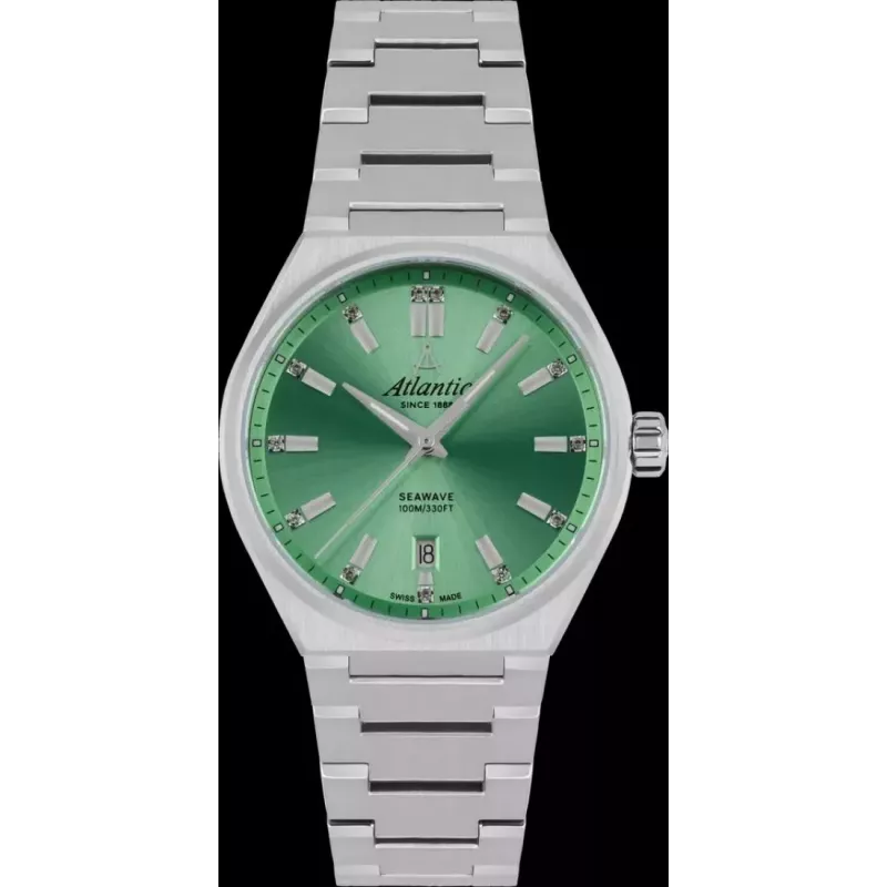 Часы Atlantic Seawave 35mm Pistacchio Green 39365.41.71