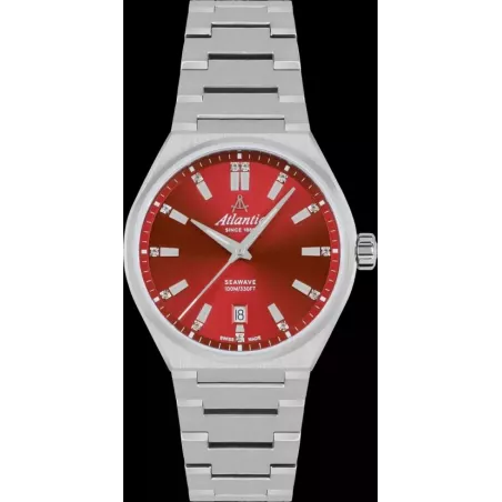 Часы Atlantic Seawave 35mm Deep Red 39365.41.91