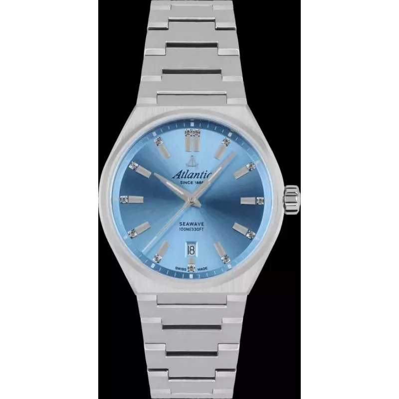 Часы Atlantic Seawave 35mm Sky Blue 39365.41.51