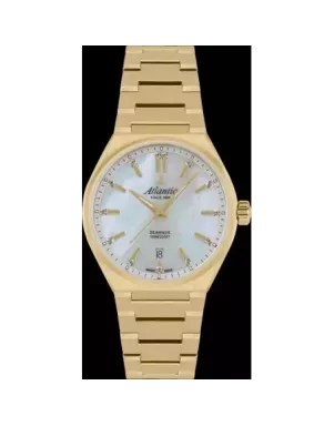 Часы Atlantic Seawave 35mm Yellow Gold 39365.45.01