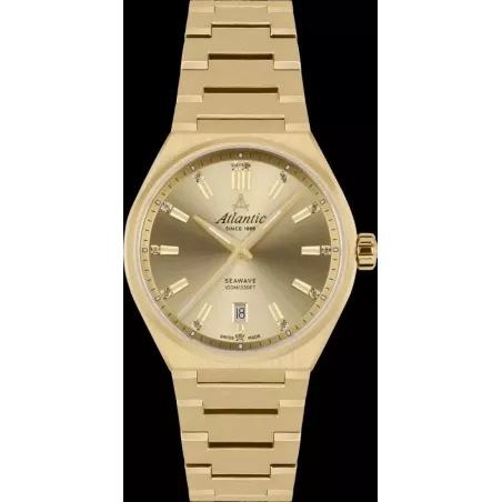 Часы Atlantic Seawave 35mm Yellow Gold 39365.45.31