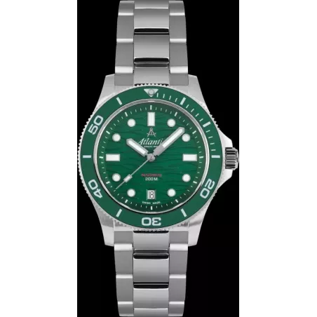 Часы Atlantic Mariner Quartz Wave Green 81376.41.79