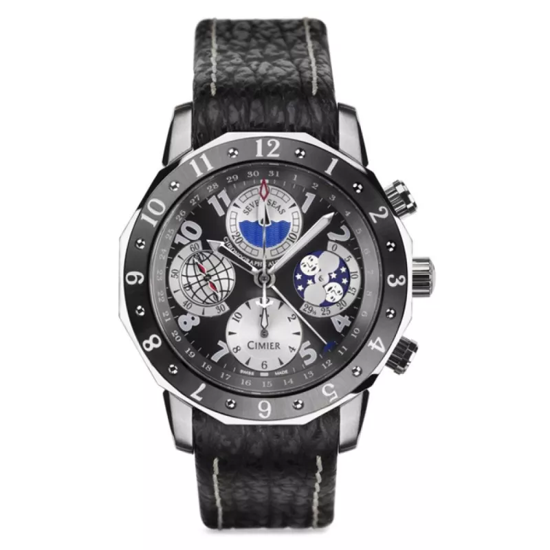 6104-SS021 Швейцарський наручний годинник Cimier