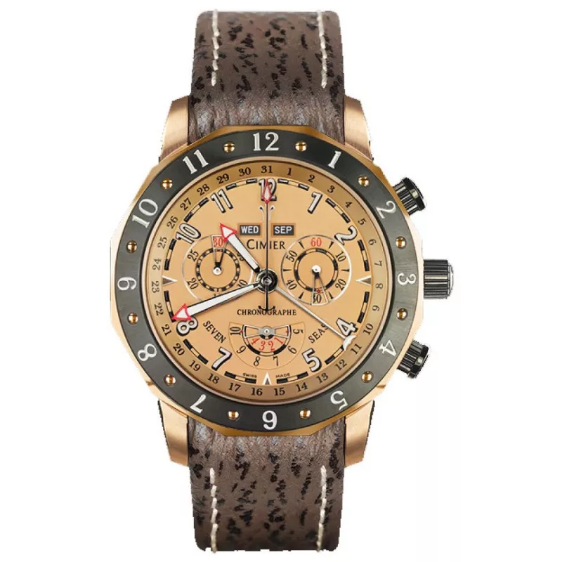 6108-PP031 Швейцарський наручний годинник Cimier