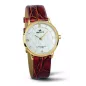 1610-1-106 white, pvd, brown leather Швейцарський годинник Seculus