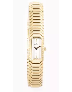 1634-2-732 pvd with stones case, white dial, pvd bracelet Швейцарський годинник Seculus