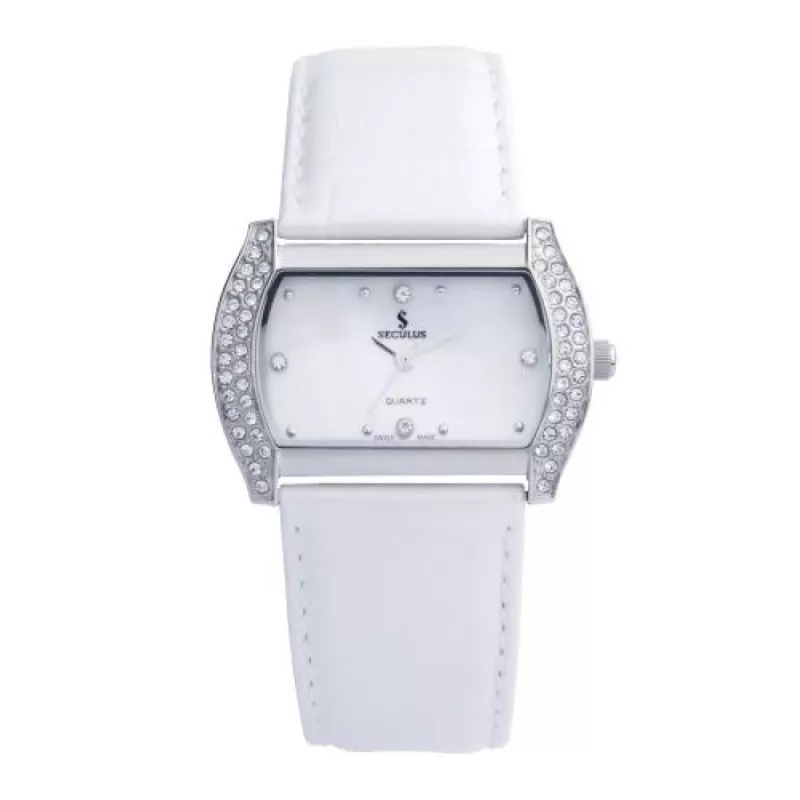 1615-1-763 white Швейцарський годинник Seculus