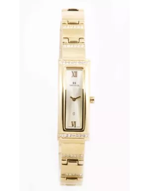 1656-2-732 yellow, pvd with stones, pvd with stones Швейцарський годинник Seculus