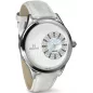 1672-2-1063 white mop, ss crown onyx, white leather Швейцарський годинник Seculus