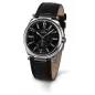 1700-8-1069 black-mop-cz, ss, black leather Швейцарський годинник Seculus