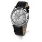 1700-8-1069 white-mop-cz, ss, black leather Швейцарський годинник Seculus