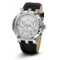1682-2-503 white, ss, black leather Швейцарський годинник Seculus