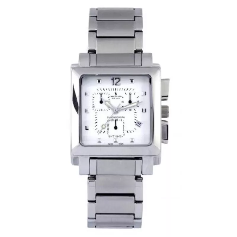 4421-1-816 white, ss Швейцарський годинник Seculus