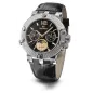 1690-5-706 black-rose, ss with stones, black leather Швейцарський годинник Seculus