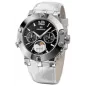 1690-5-706 black, ss, white leather Швейцарський годинник Seculus
