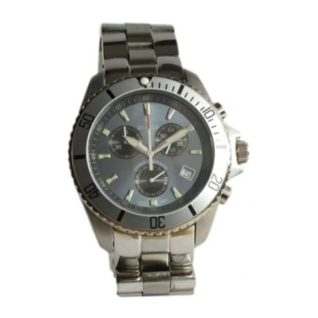 4466-1-816 grey-blue, ss tr-silver Швейцарський годинник Seculus