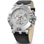 4490-2-503 white, ss, black leather Швейцарський годинник Seculus