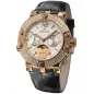 1690-5-706 white, pvd-r with stones, black leather Швейцарський годинник Seculus