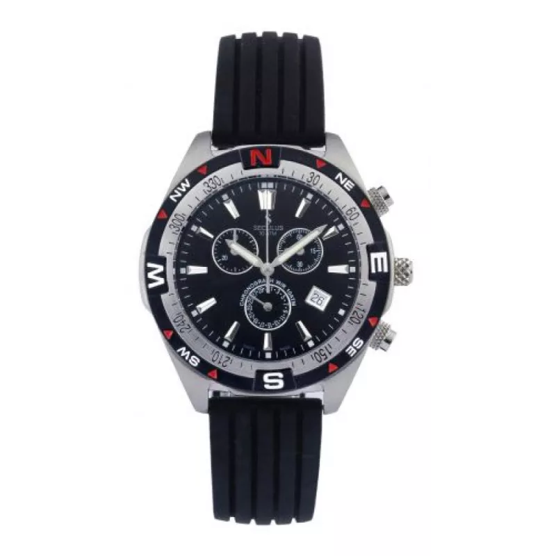 4462-1-816 black Швейцарський годинник Seculus