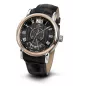 4506-3-7003 black, ss-r, black leather Швейцарський годинник Seculus