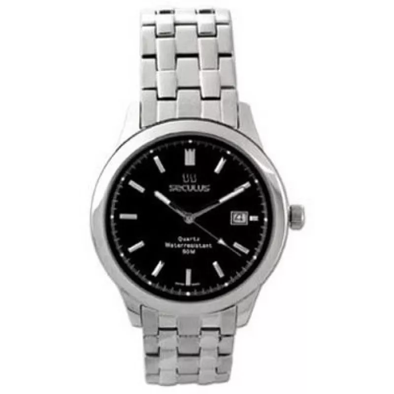 4493-1-515 black, ss, ss Швейцарський годинник Seculus