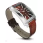 4476-1-505 ss case, brown dial Швейцарський годинник Seculus