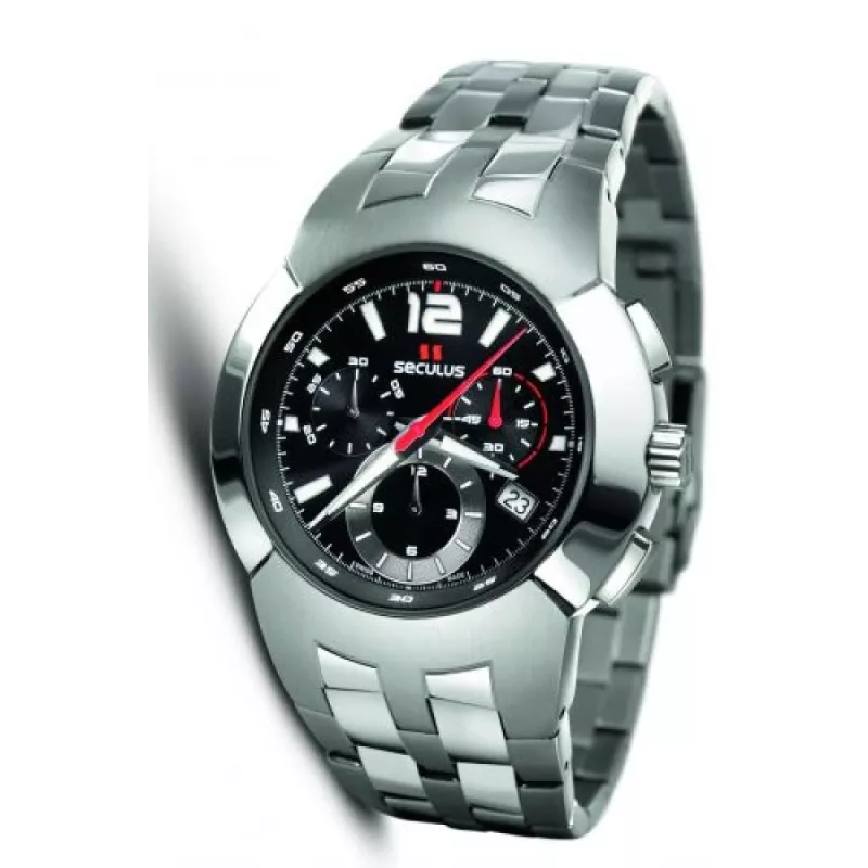 4489-2-503 black, ss, ss Швейцарський годинник Seculus