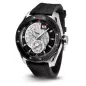 9535-2-7004P black-white, ss-ipb, black silicon Швейцарський годинник Seculus