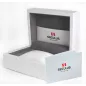9535-2-7004P black-white, ss-ipb, black silicon Швейцарський годинник Seculus