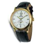 9537-1-620 white, pvd, black leather Швейцарський годинник Seculus
