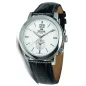 9537-1-620 white, ss, black leather Швейцарський годинник Seculus