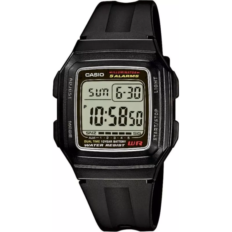 Годинник Casio TIMELESS COLLECTION F-201WA-1AEF Годинник Casio TIMELESS COLLECTION F-201WA-1AEF