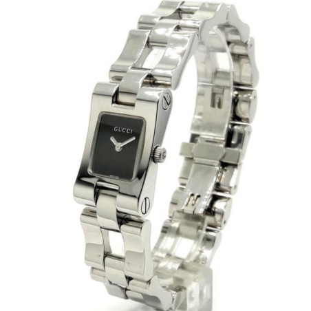 2305L 22335 BLK/STEEL BRACELET (Gucci)