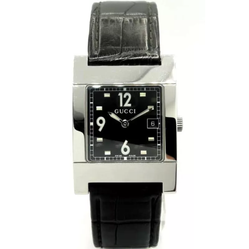 7700M 17730 BLK/STEEL/BLK STRAP (Gucci)