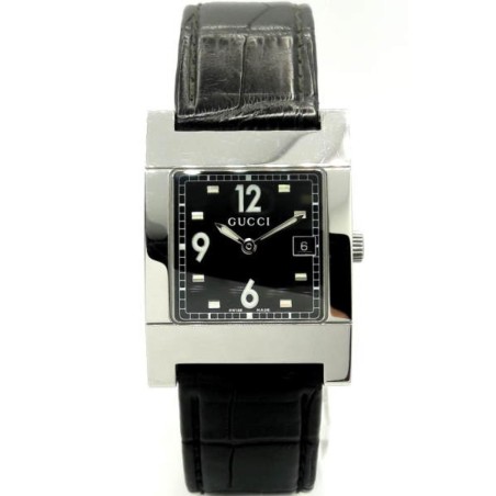 7700M 17730 BLK/STEEL/BLK STRAP (Gucci)