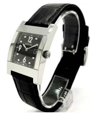 7700M 17730 BLK/STEEL/BLK STRAP (Gucci)