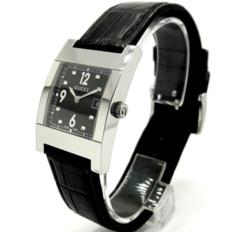 7700M 17730 BLK/STEEL/BLK STRAP (Gucci)