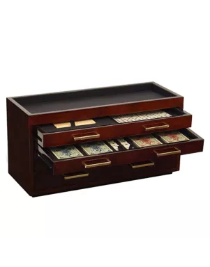 460110 Meridian Casino Gaming Box WOLF Burl