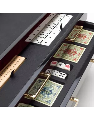 460110 Meridian Casino Gaming Box WOLF Burl