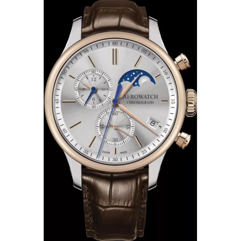 78986BI03 Чоловічий наручний годинник Aerowatch